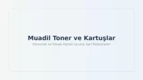 Muadil Toner ve Kartuşlar