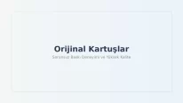 Orjinal Kartuşlar