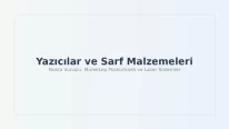 Yazıcılar